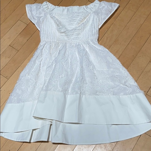 Tibi NEW off the shoulder textured mini dress 👗 4 - Picture 5 of 8